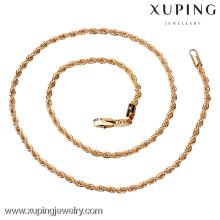 China Wholesale 18k gold jewelry, Fashion long gold chain necklace designs, men necklace gold chain